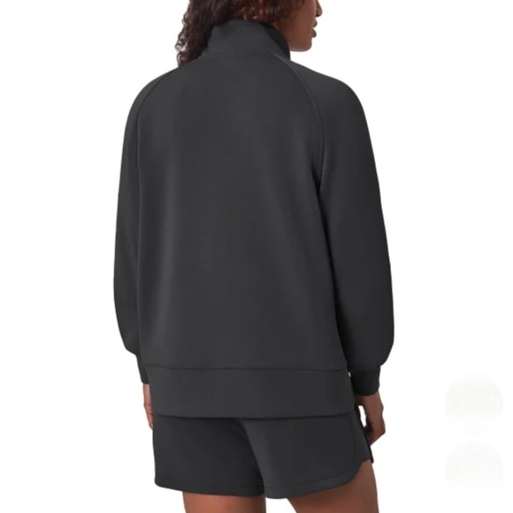 New! Mondetta Full Zip Active Jacket Women's XS Black Luxe Casual Top - Picture 2 of 14